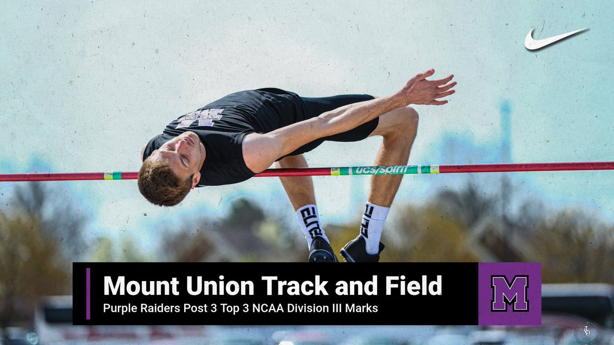 purpleraiders's tweet photo. Men's Track &amp; Field: #2 Purple Raiders Set Three Top 3 NCAA Division III Marks. #GoMountGo https://t.co/Jh6MUuwCrF https://t.co/2e3Ua2Ce1r
