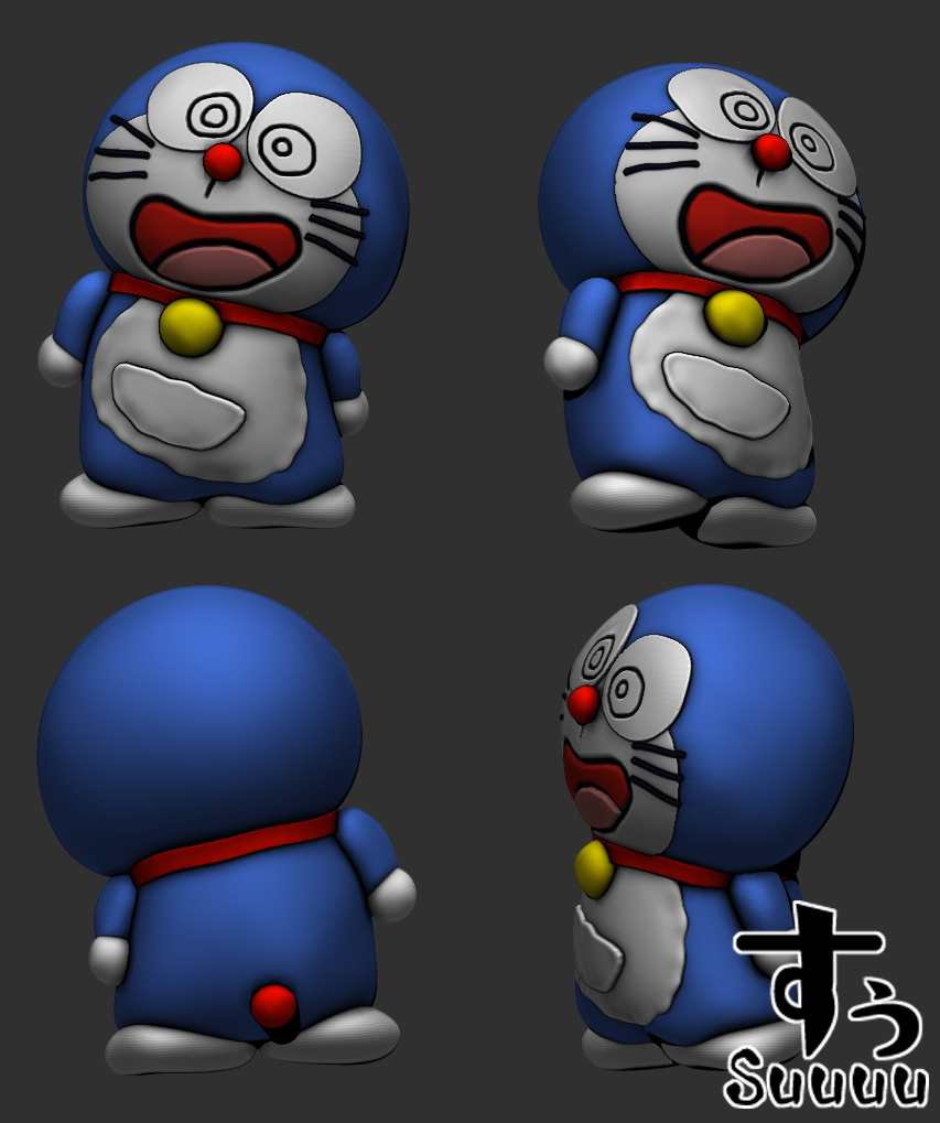 2112年 ドラえもん誕生』でセワシ君が粘土で作ってくれたドラえもんと