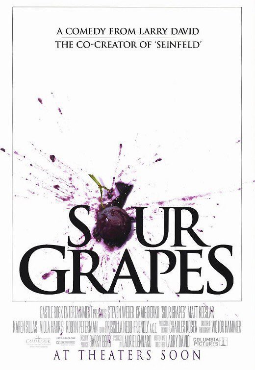 FilmNewsNos's tweet photo. 🎬MOVIE HISTORY: 23 years ago today, April 17, 1998, the movie ‘Sour Grapes’ opened in theaters!
#StevenWeber @MrCraigBierko #ViolaHarris #KarenSillas #MattKeeslar #JenniferLeighWarren #OrlandoJones #DeirdreLovejoy #RichardGant #PhilipBakerHall #KristinDavis #LarryDavid https://t.co/5V5zkHHJ49