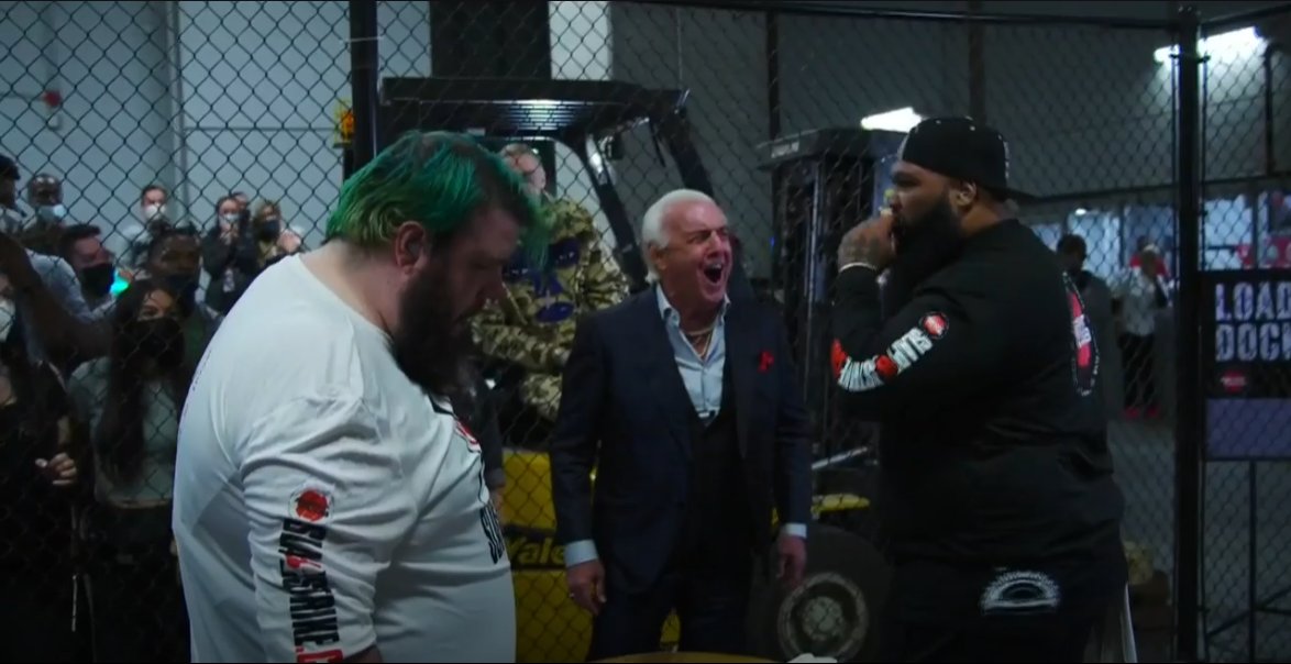 Ric Flair is now calling a Slap Fight on Triller, and is trashing the fighters. "COME ON. I COULD TAKE THAT!" he said.