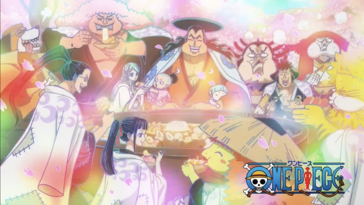 Log ワンピース考察 今回のアイキャッチは 麦わらの一味 おでんと仲間達 これ完全に描き下ろしのめちゃくちゃいいヤツやーーーん