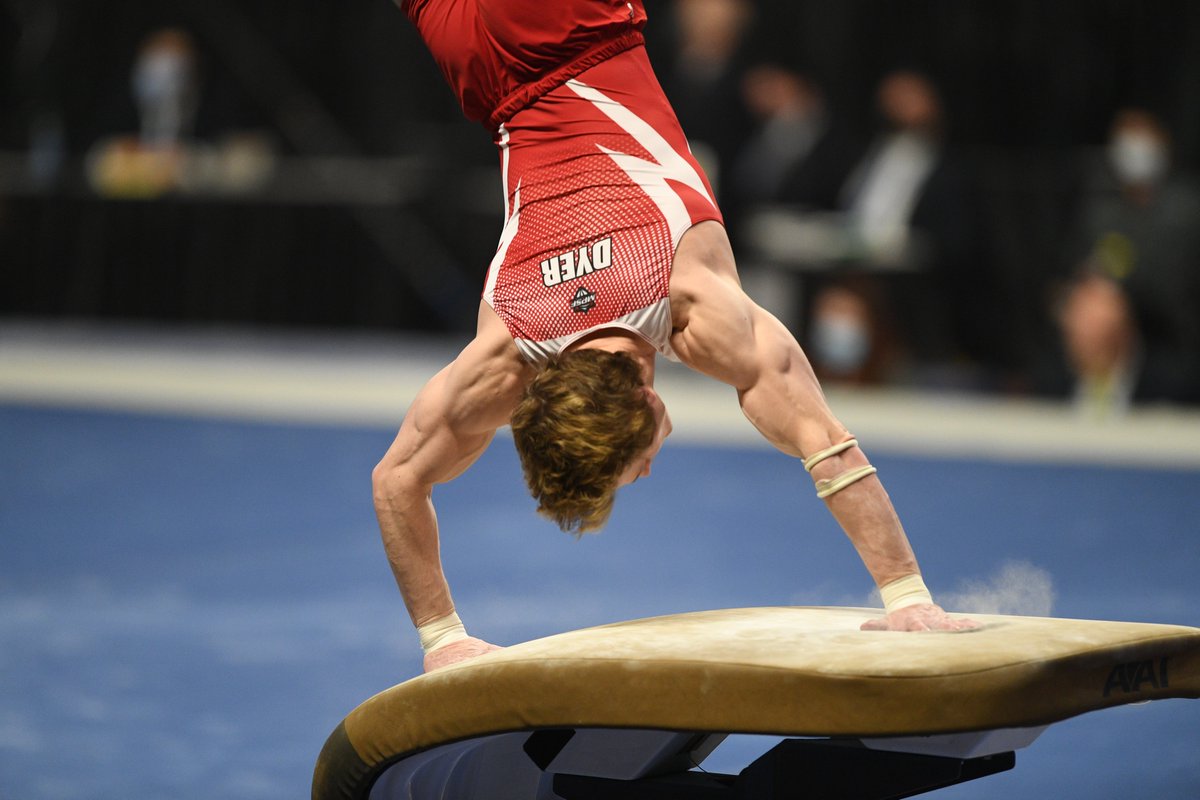 OU_MGymnastics's tweet photo. .@DyerGage is an NCAA floor and vault 𝐍𝐀𝐓𝐈𝐎𝐍𝐀𝐋 𝐂𝐇𝐀𝐌𝐏𝐈𝐎𝐍!

Dyer claims the FX &amp; VT individual 🏆🏆 with huge 15.266 and 15.033 scores. https://t.co/rL1NoetDzc