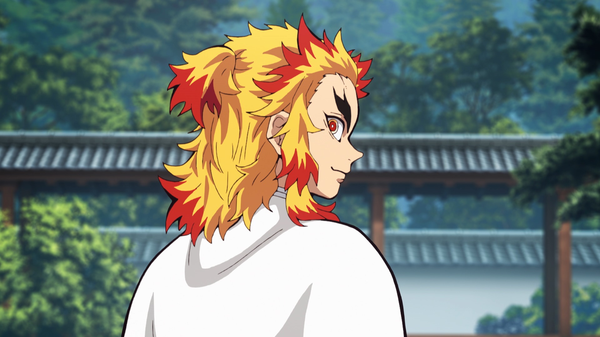 Demon Slayer Kimetsu No Yaiba English Kyojuro Rengoku Is Headed To His Next Mission On Demon Slayer Kimetsu No Yaiba Episode 24 Rehabilitation Training Tonight At 3 30 Am On Toonami