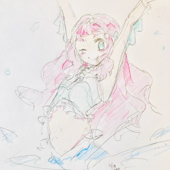 プリキュア眺めてるだけだけどローラかわいい 