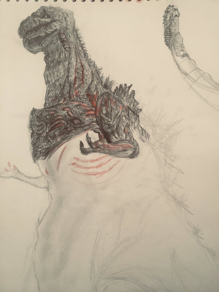 MitensSkeleton's tweet photo. Dibujo en proceso de shin godzilla,que tal? Opiniones? owo
#shingodzilla #shin_godzilla #shingojira #Godzilla #gojira #draw #drawing #dibujo #dibujos #art #arte #toho #kaiju #tradicional https://t.co/M6AJGt3mNw