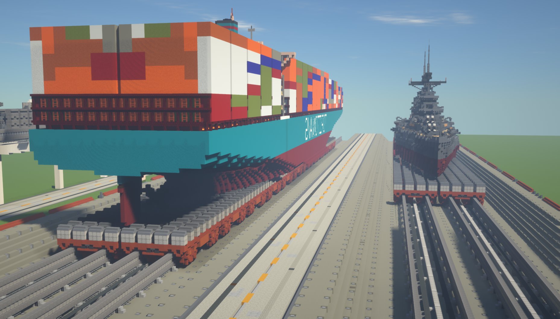 Ddiŋd 軍事部 Dcd 陸上運河 語彙力 運河を作らず陸上で船を運ぼうとした産物 Minecraft軍事部 Mimo マイクラ Minecraft ミリタリークラフター ミリクラ T Co C8fecc5xfz Twitter