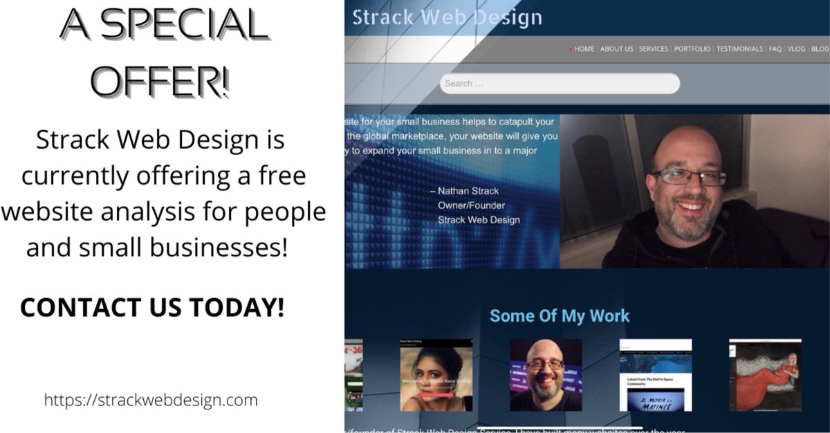 StrackWebDesign's tweet image. Strack Web Design is a full service web design/development company that has been buildiung professional websites for many years!
strackwebdesign.com