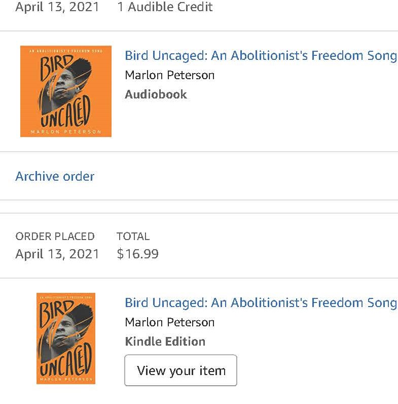 @_marlonpeterson I spent the day with #birduncaged. Courageous. Truth telling will save lives. Thanks for much needed inspiration!