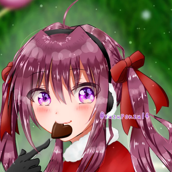 できました〜優菜ちゃん!!!!! 季節外れすぎますが笑笑笑アイコン用は2枚目です!アイコンにしたかったらどうぞ!!!!#モノクロラバーズ #モノラバ #七瀬優菜 #イラスト #絵描きさんと繫がりたい #comico 