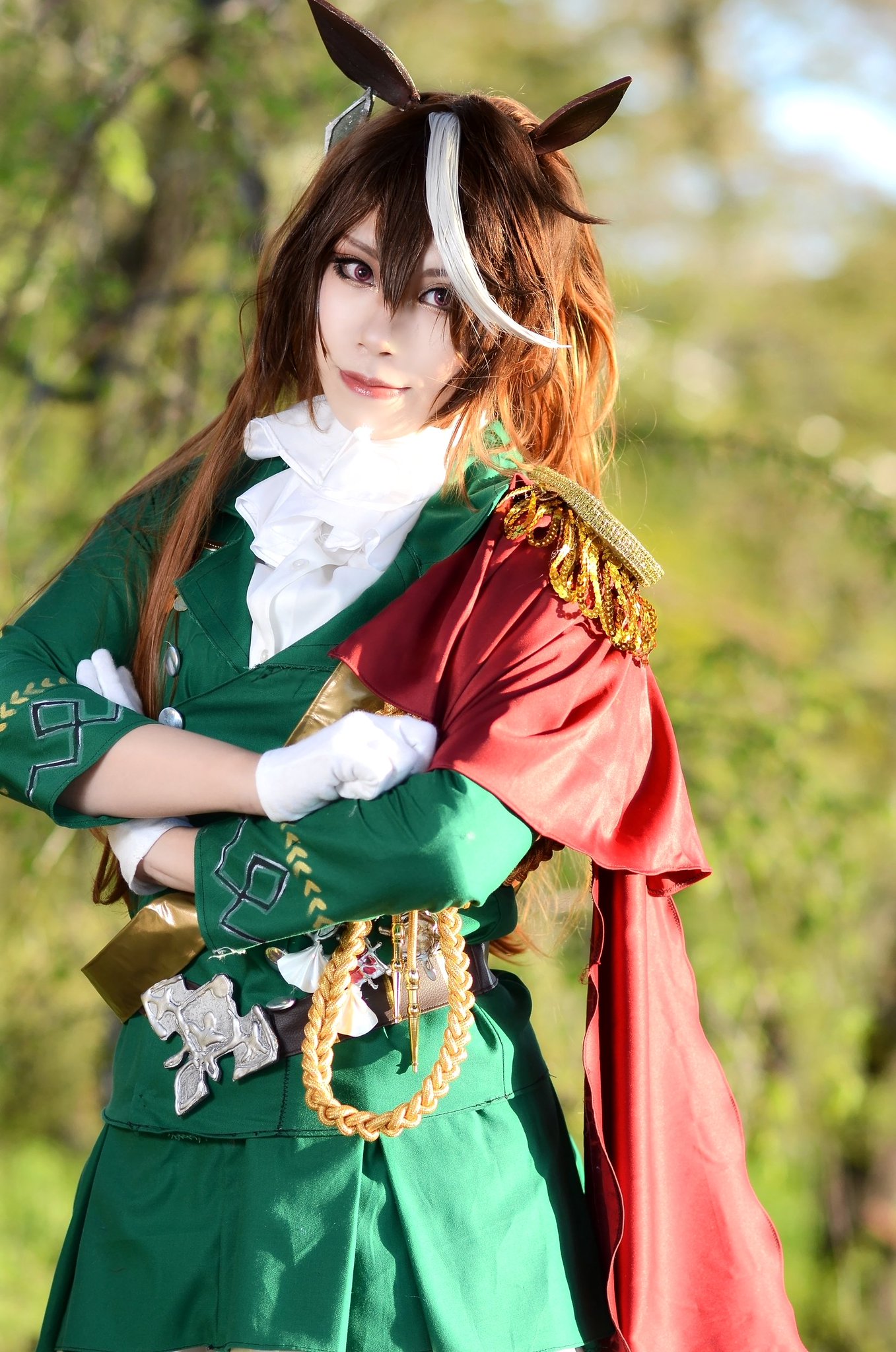 ウマ娘 コスプレ シンボリルドルフ コスプレ 衣装 皓月の弓取り 勝負服