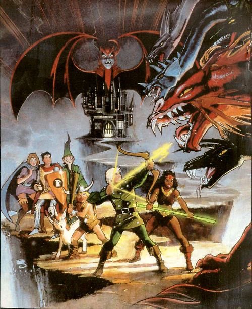 I never knew Bill Sienkiewicz was a Dungeons &amp; Dragons fan #comicArt #dungeonsanddragons