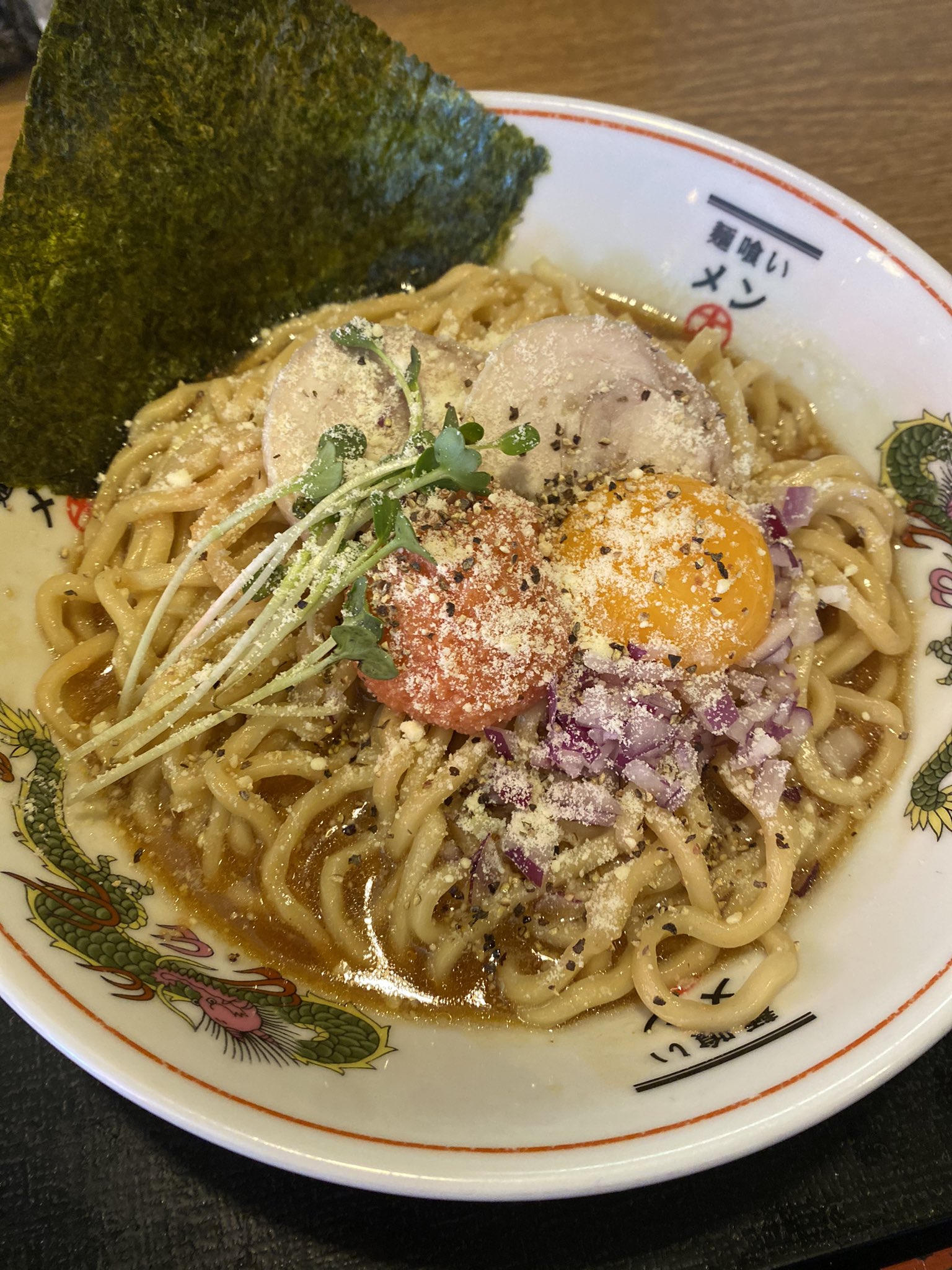 麺喰い メン太ジスタ メン太行こ 鶏白湯 明太子油そば 4月の限定ラーメンスタートしています クリーミーな鶏白湯と明太子をプラスしたデラックスの 油そば メン太ジス 中華そば からあげ 玉造 ラーメン らーめん T Co Ubyay05o04