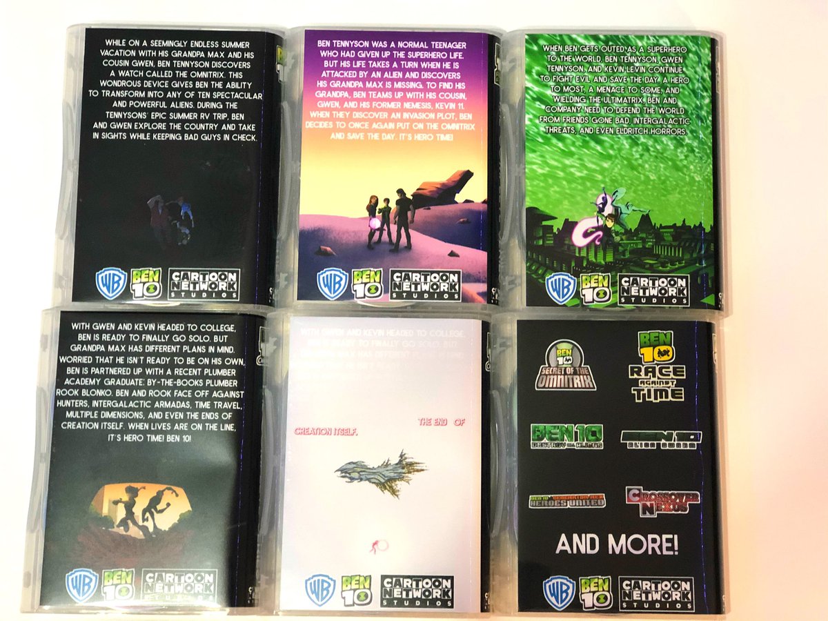 Finally finished them! My Ben 10 box set collection is done
#Ben10 #fanart #dvd
