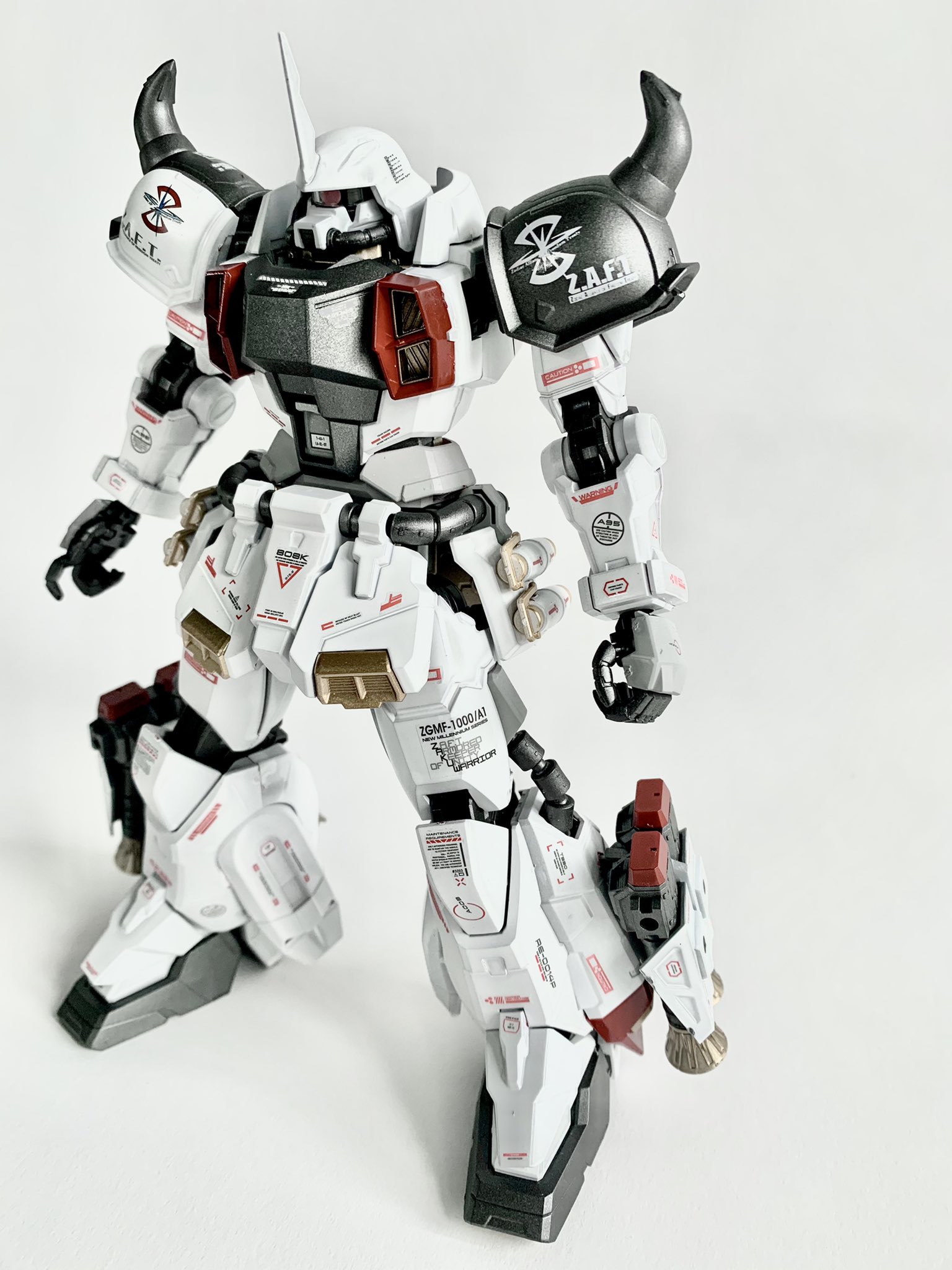 MGザクウォーリア 全塗装完成品 MGザクウォーリアミキシング