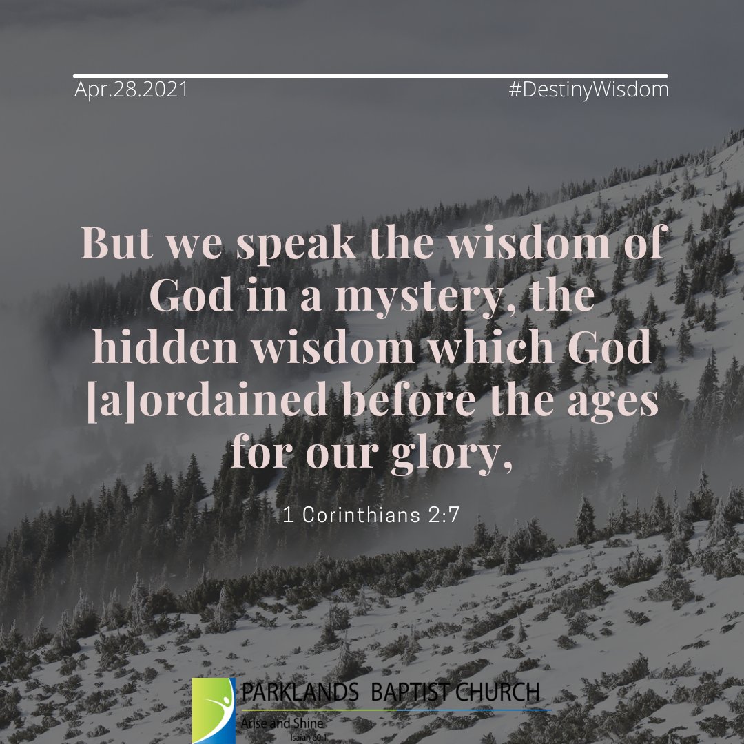 ParkieBaptist's tweet photo. Verse of the day
#DestinyWisdom https://t.co/HKldG5LR6l