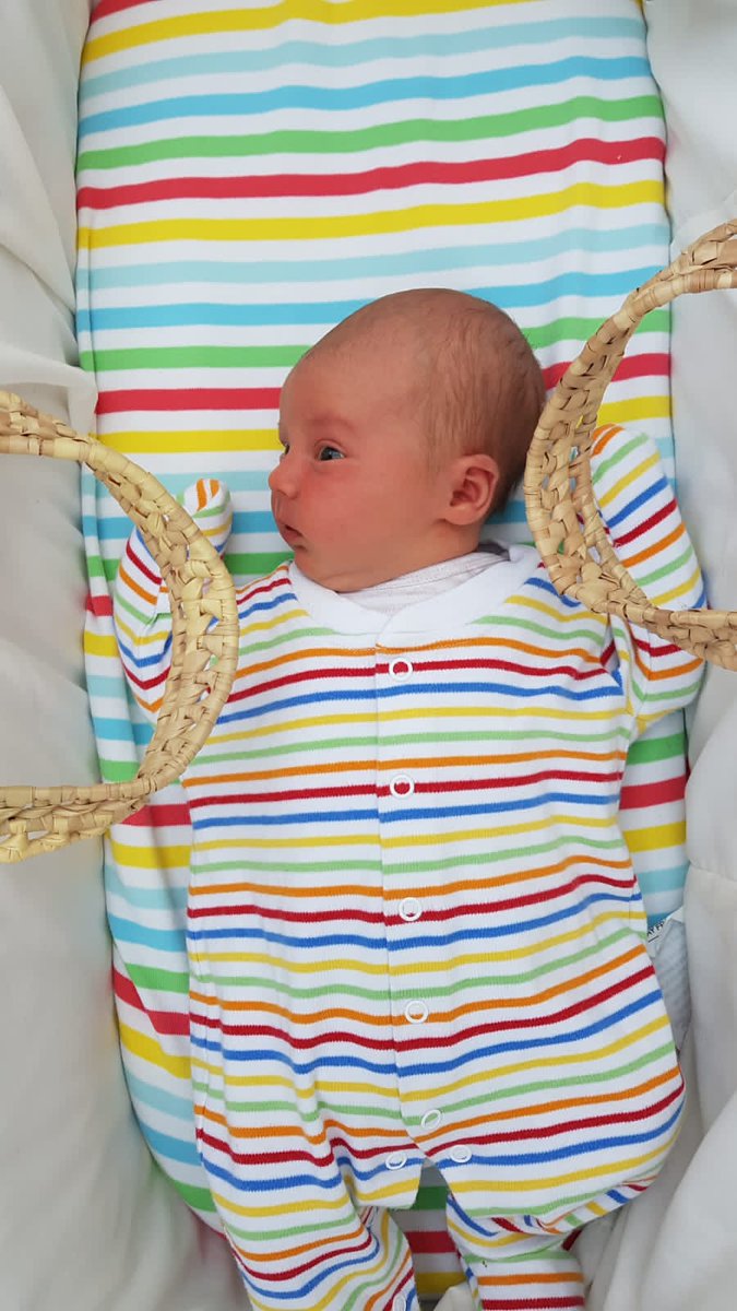 My latest grandchild, Isla Rose, seems to favour stripes.