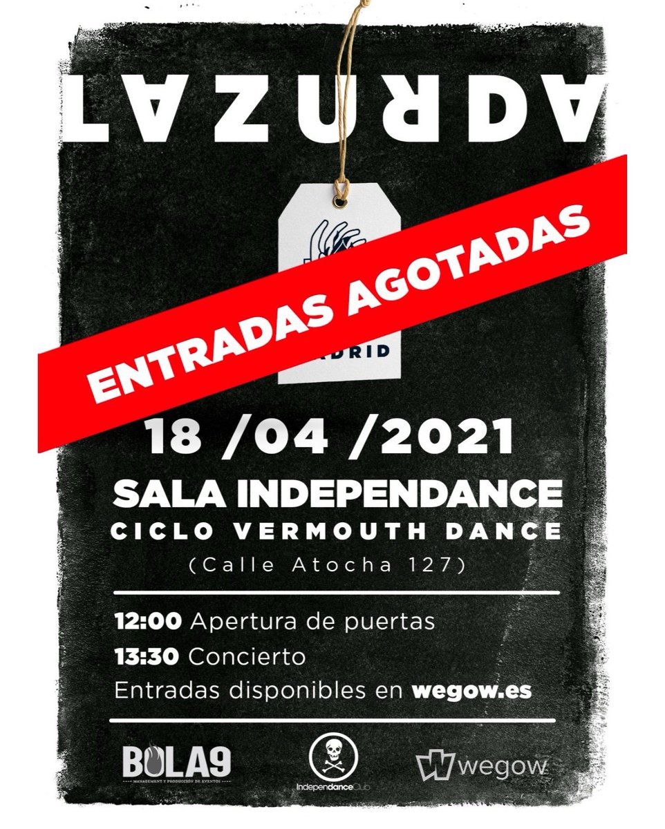 Sin palabras. GRACIAS FAMILIA ❤️
El regalo más bonito que podrían hacernos. 
En nada abrimos puertas (12:00h) y en otro poco estamos quemando la <a href="/independance/">Independance Club</a> (13:30h) 
🔥🔥🔥