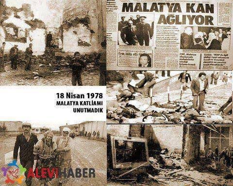 Koçgiri, Dersim, Çorum,  Malatya, Sivas, Maraş... 
Bu coğrafyada Alevilere reva görülen hep katliam oldu...
#MalatyaKatliamı UNUTMADIK..