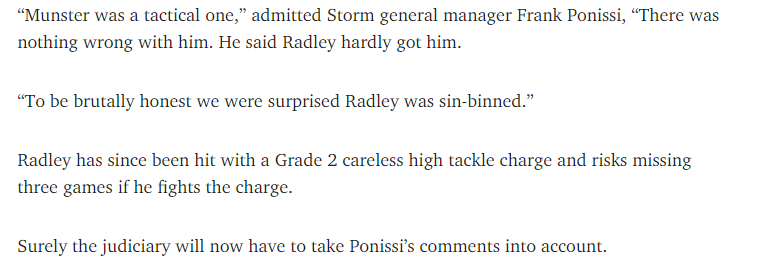 deank88's tweet photo. Further proof how inept Gee was on Friday, and the ludicrousness of the panel wanting to make an example out of Rads. NRL's always a step behind those gaming the system. https://t.co/ekigzopB7q