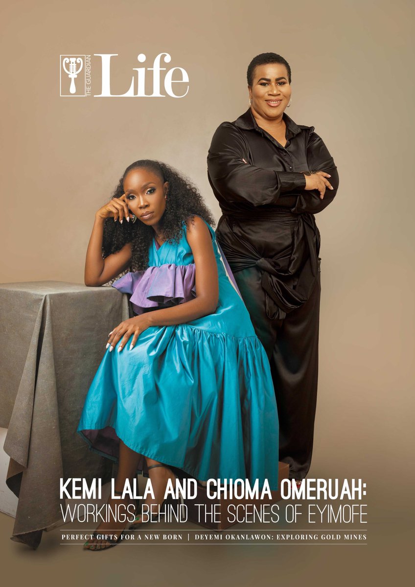 GDNStudiosNG's tweet photo. Grab today's @GuardianLifeNG Magazine, the entertainment and lifestyle supplement of @GuardianNigeria as
@lalaakindoju & @theonlychigul talk #EYIMOFE, diversity in cinematography, Nigerians' likely attitude to an #Indie film and more.
#EYIMOFEfilm #Nigeria #lalaakindoju #chigul https://t.co/bocyO8Jz7e