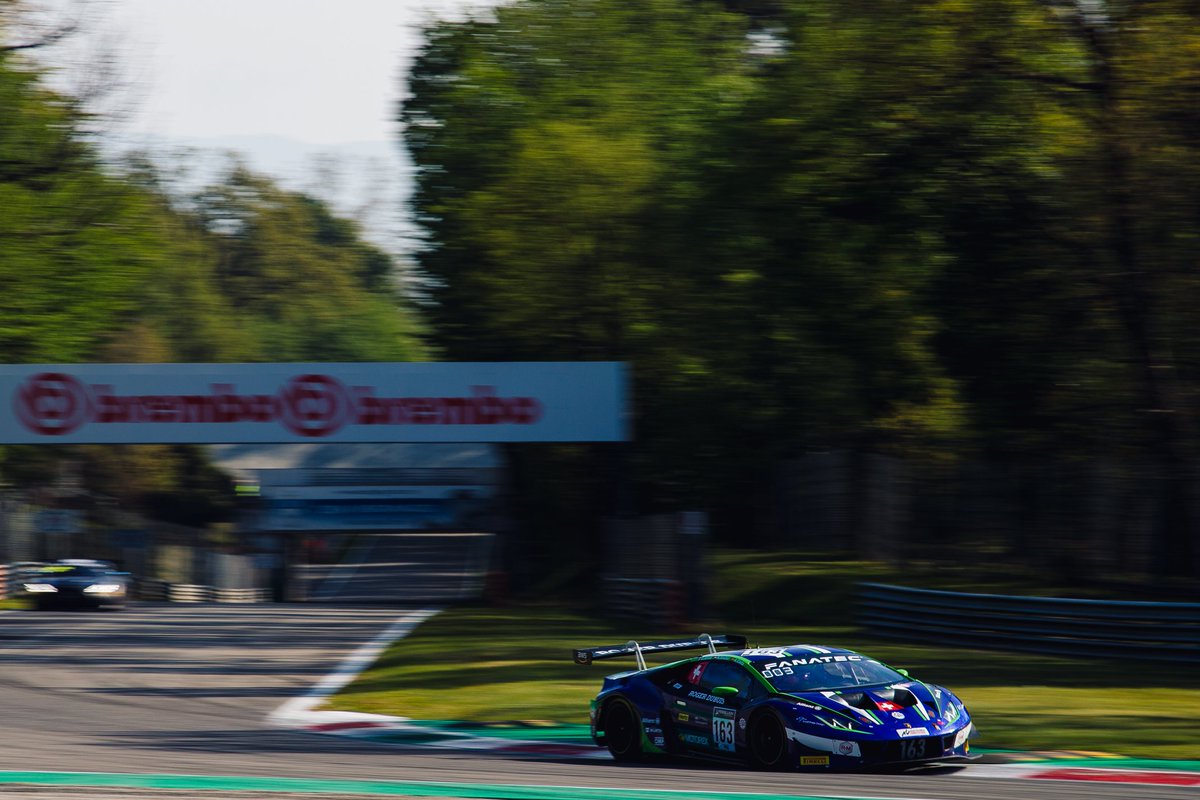 P6 in quali, good starting position for the first race of the year! Lights go green 3 PM!  #GTWorldChEu #Monza #Lamborghini #huracan #gt3 #emilfrey
