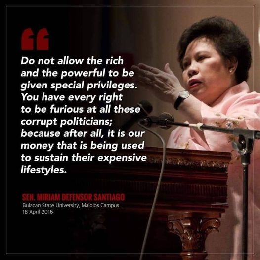 SenDefensor's tweet photo. Demanding accountability from our politicians isn't unchristian. 
It is fueled by righteous indignation!
#miriamdefensor #SenDefensor #senmiriam https://t.co/K3S6MGaGQd