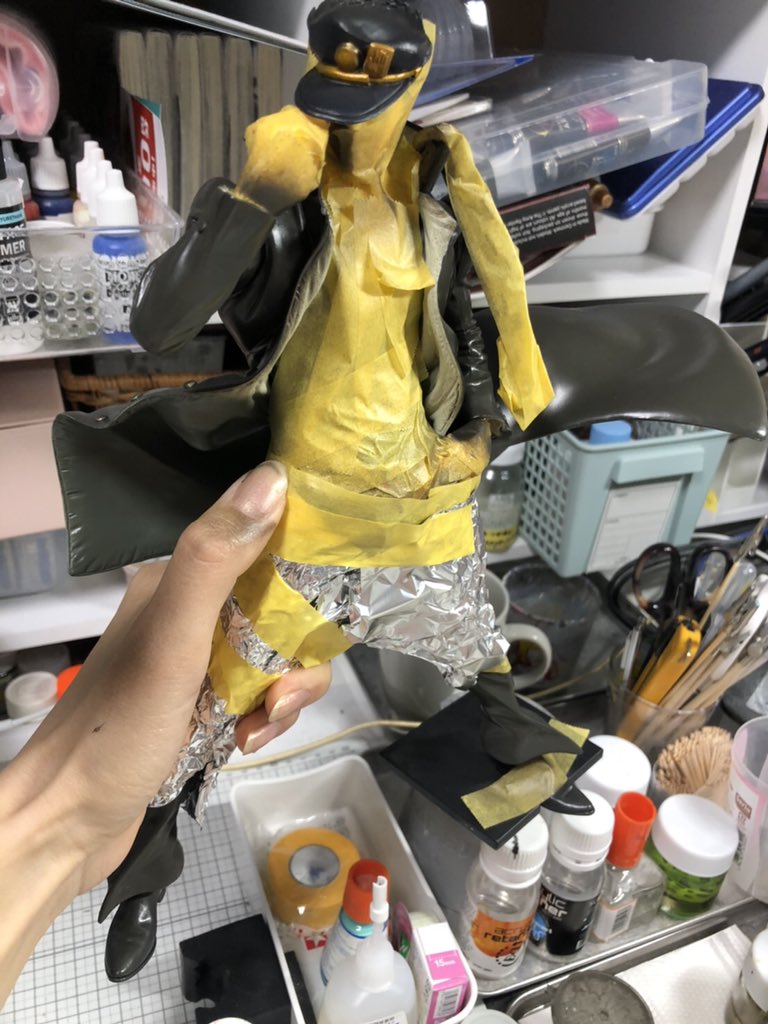Maマン フィギュア筆塗りリペインター 承太郎のシャツの色を何色にするか 一周回って超悩み中 何色でイメージしてもカッコ良すぎる 赤 青 深緑 グレー Etc 自分の手に取って見て 改めて夢膨らむ造形とキャラ こんな時は気分転換に Maマン フィギュア筆塗りリペインター 承太郎のシャツの色を何色にするか 一周回って超悩み中 何色でイメージしてもカッコ良すぎる 赤 青 深緑 グレー Etc 自分の手に取って見て 改めて夢膨らむ造形とキャラ こんな時は気分転換に