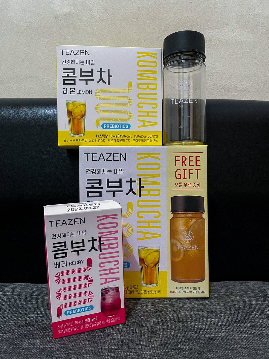 jensanchz's tweet photo. My #Teazen Kombucha is here 💜 as always, thank you @modu_shoppe for a quick transaction! 💜💜 https://t.co/0KX7DzwWai
