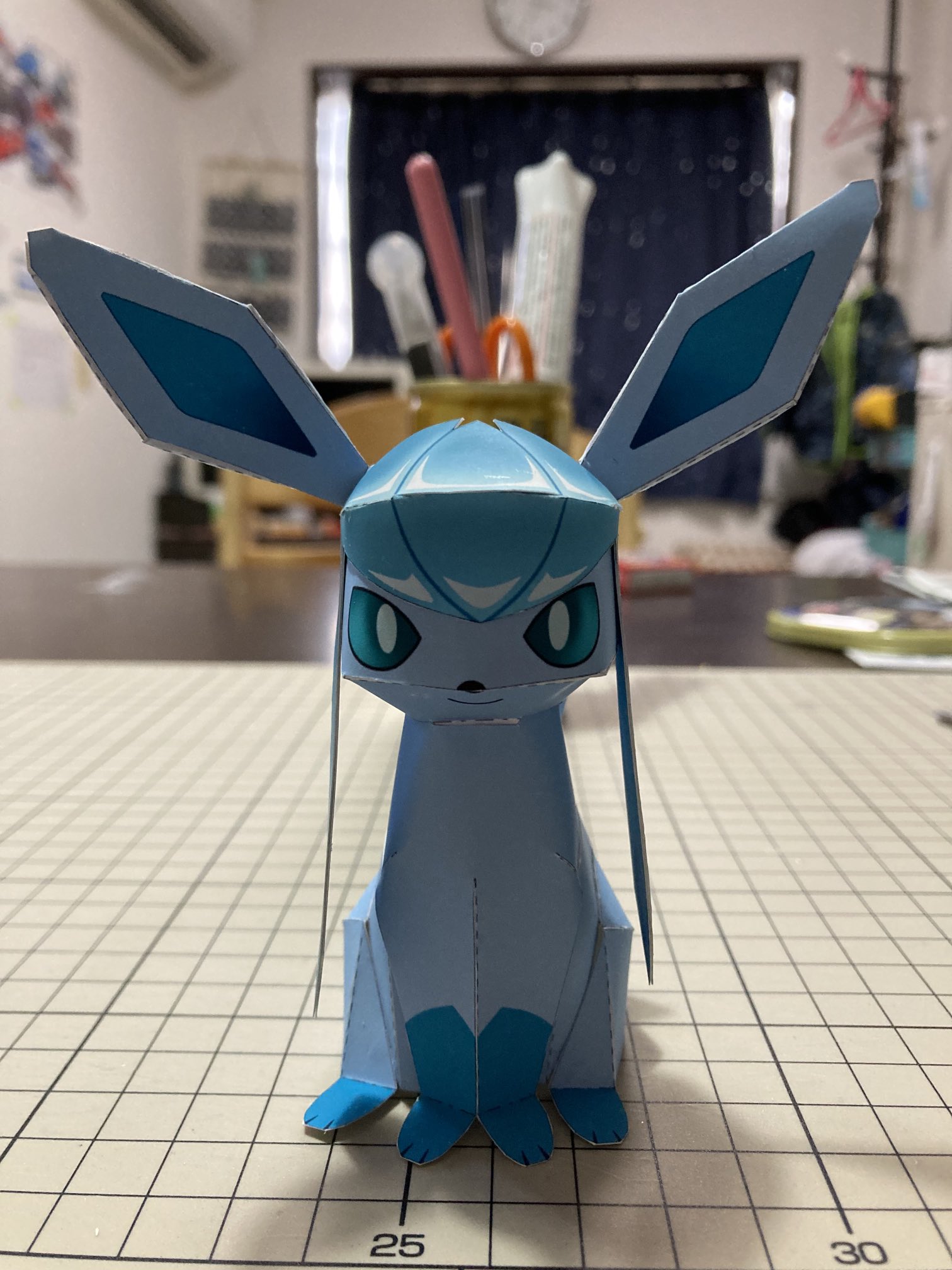 ちゃぼ 耳が少しバランス悪いけど完成 息子 イーブイはそんなにやけど 進化系は好きなんだよなあ リクエストももらってるし また頑張ろう グレイシア ポケモン ペーパークラフト T Co Lwpmdwrtup Twitter