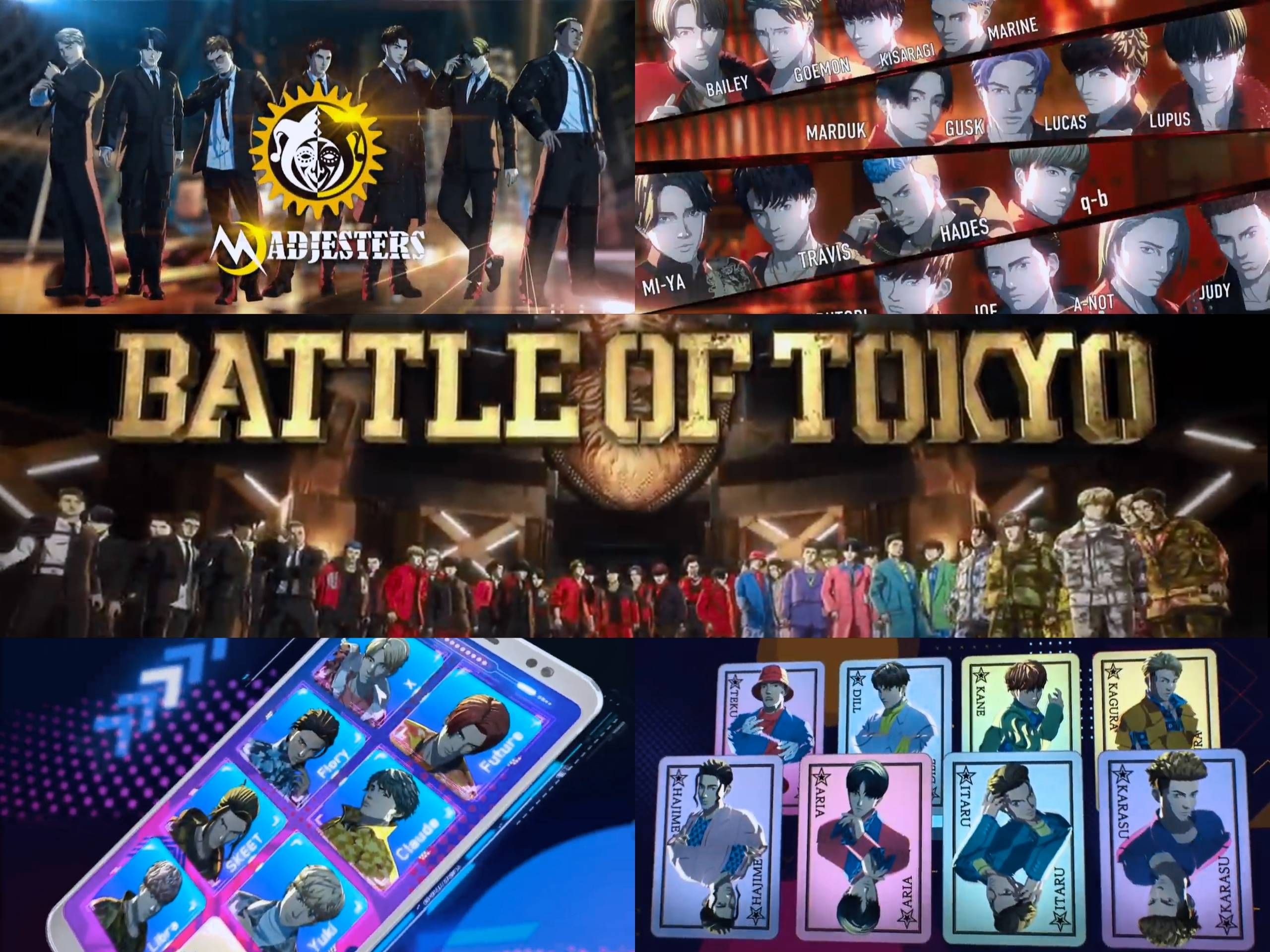 Exile 最新ニュース Ldh Battle Of Tokyo アニメ 各キャラクターデザイン解禁 Generations Mad Jesters The Rampage Rowdyshogun Fantastics Astro9 Ballistik Boyz Jiggy Boys Battleoftokyo