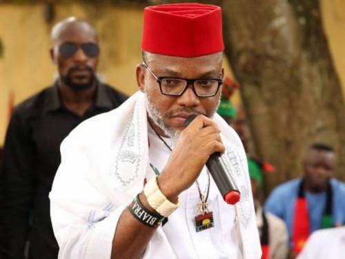 SaharaReporters's tweet photo. I Sacrificed My Parents For Biafra, I Will Sacrifice Everything – Nnamdi Kanu | Sahara Reporters
@MaziNnamdiKanu vowed that if he could sacrifice his parents for the Biafran agitation, he was ready to do more for the struggle.
READ MORE: https://t.co/8iwKjjyRDP https://t.co/VZktQXT8a7