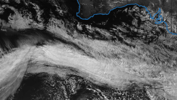 BOM_SA's tweet photo. A vigorous cold front in the Southern Ocean is expected to move through the south of #SouthAustralia on Tuesday morning. See the forecasts on #Meteye at https://t.co/Sf8MfOuMxf https://t.co/PtSdaFft1Z