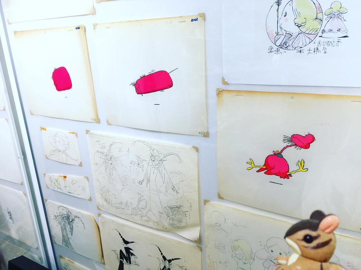 Little Shop 福士 ファミカセ展 ぽたかふぇ ぽたばこ アニメーター キャラクターデザイナー 大橋学 先生 Mao Maow の個展 原宿 Acg Labo Bposinfo にて アニメ原画等の展示と書籍やグッズの販売 宝島 のopやオリジナルアニメ アニメ学校の