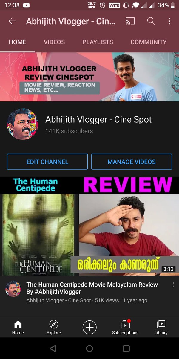 AbhijithVlogger's tweet photo. @YouTube  Hi, I have above 1L subscribers but many subscribers have complainted they are not recieving notification. https://t.co/GjVq2CnYY3