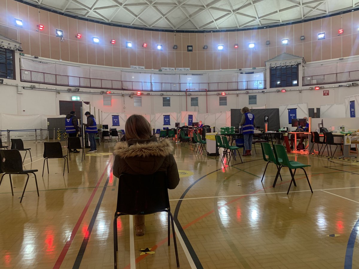 Sunday morning Covid Vaccine Injection number 2 👍