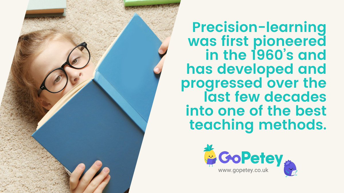 GoPetey3's tweet image. While our #PrecisionLearning based approach is unique, it’s far from new. 😎

In fact, it was first pioneered in the 1960’s and has developed and progressed over the last few decades into one of the best #TeachingMethods. 👍

Want to learn more? 👉 gopetey.co.uk