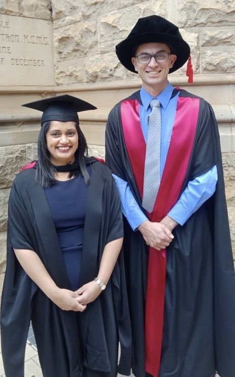 iain_searle's tweet photo. Congratulations to Saku Madawala on conferral of a Masters in Philosophy based on her #canola #outcrossing research. An excellent thesis combed WGS, #evolution, molecular genetics and old fashion phenotyping. @UniofAdelaide https://t.co/xlMbNxNvF9