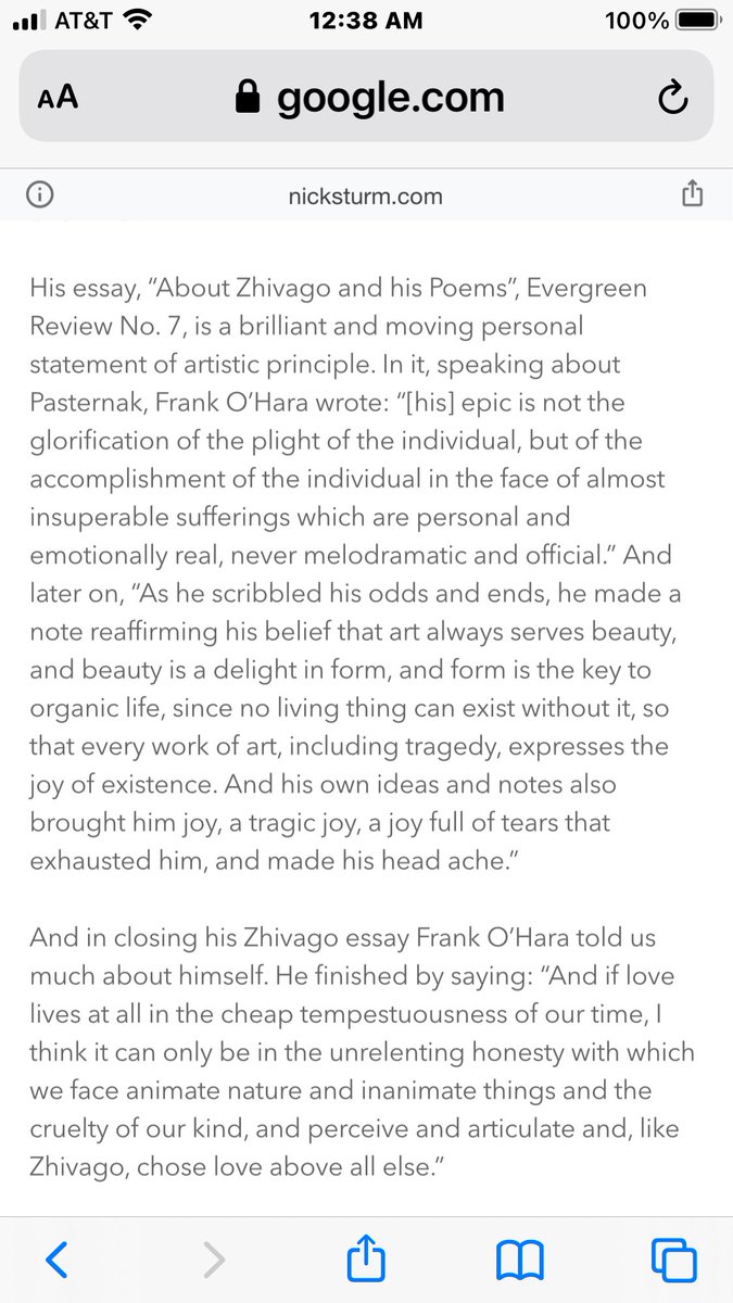 amy_juve's tweet photo. @jakebackpack Yes!  Also “The Poems of Yuri Zhivago” in Dr. Zhivago, written about by #FrankOHara https://t.co/evdMcvvyZy