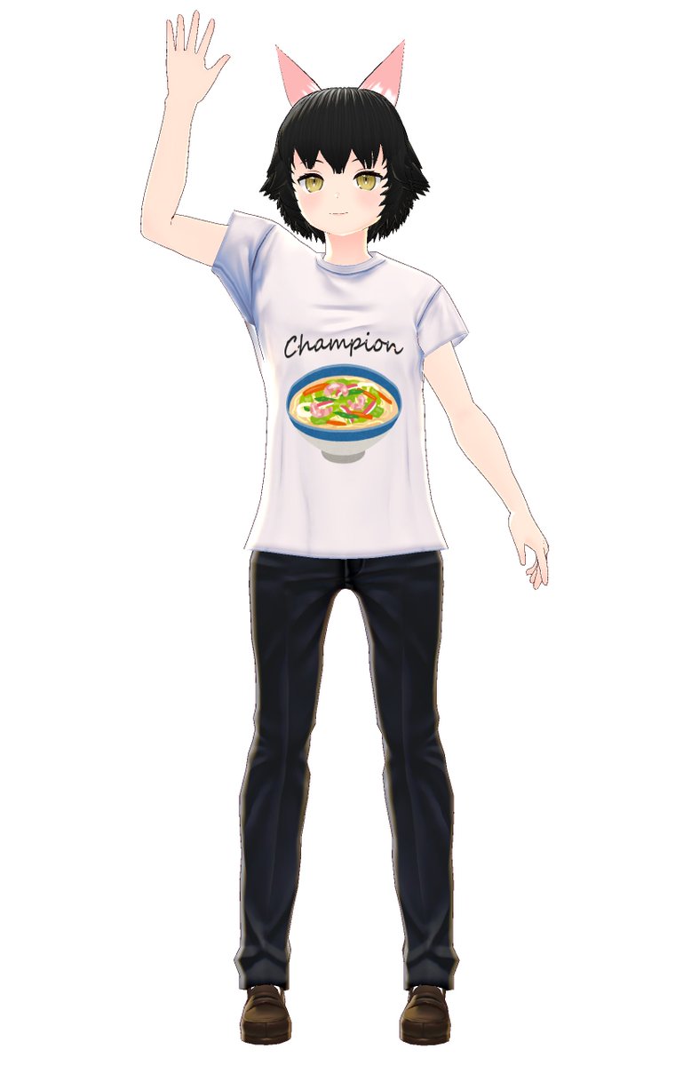 焰弩 おわり On Twitter 昨日描いたイラストをざっくりvroid化してみた