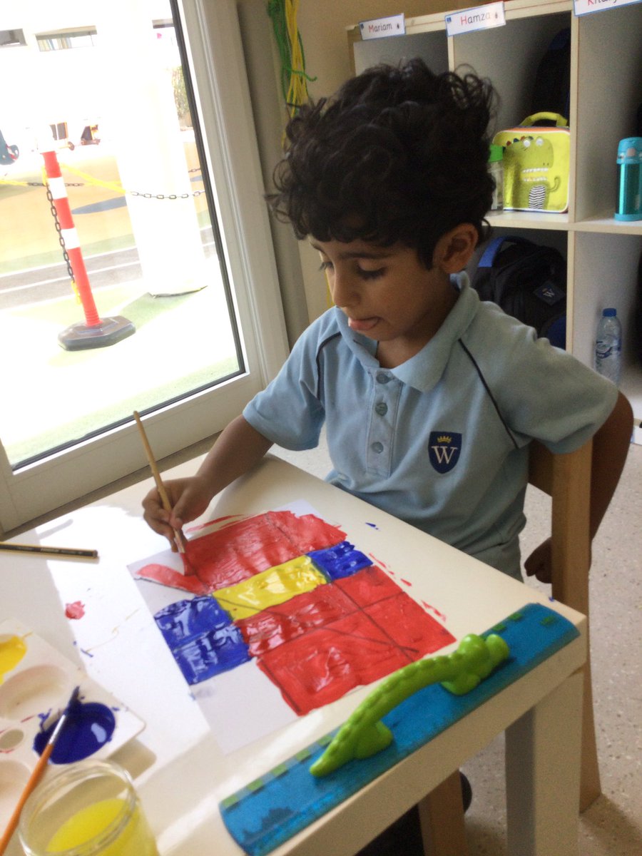 WPS_FS2's tweet image. We are artists! Inspiration from Mondrian in #FS2B today!
Can you remember the three primary colours? #WPSFSExpressiveArts