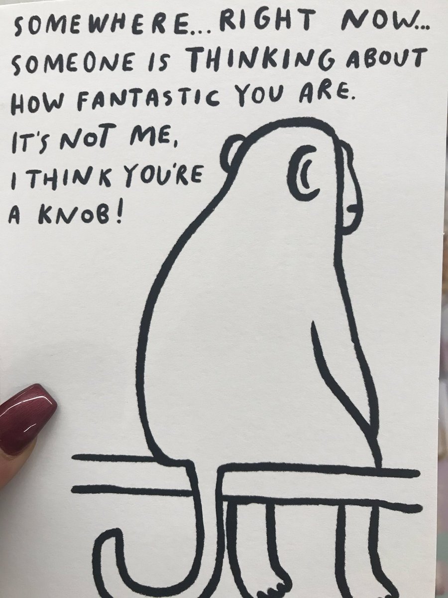 Barks79K's tweet photo. When I find this in a shop and realise I totally missed my vocation in life .
I got so much more like this in me !!! 🤣🤣🤣
U had me @ #Ithinkyou’reanob https://t.co/OYiWPKXC2l