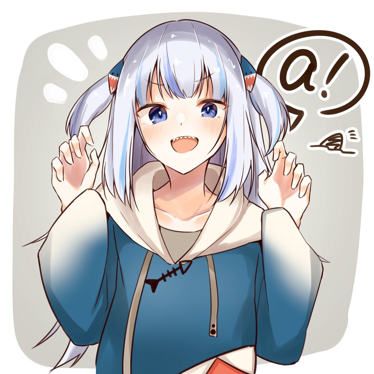 サメでーす!
#gawrt 