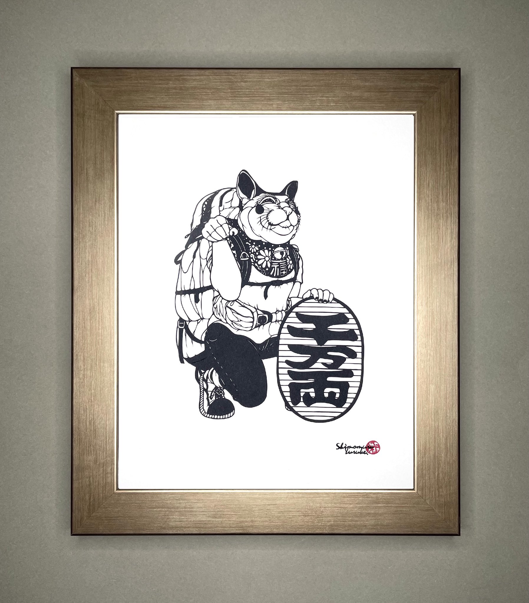 下村優介 切り絵 招き猫 下村優介【現代切り絵作家】 on X: 