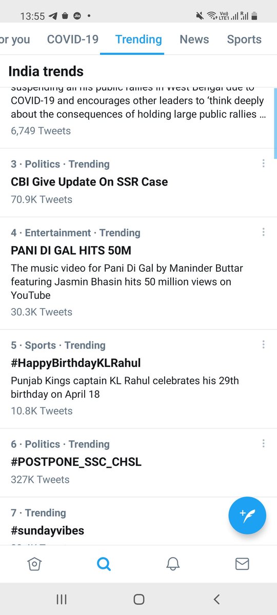 PRITAMRAJ200's tweet photo. We are on Top 6 rukna ni hai guyss.. tweet krte hai jaan hai to jahan haye we have to be on top 1 trending ..
Sayad tab ssc aur central government ko hamari baat sunai de..#POSTPONE_SSC_CHSL @RahulGandhi @aajtak https://t.co/14lrKHlvV4