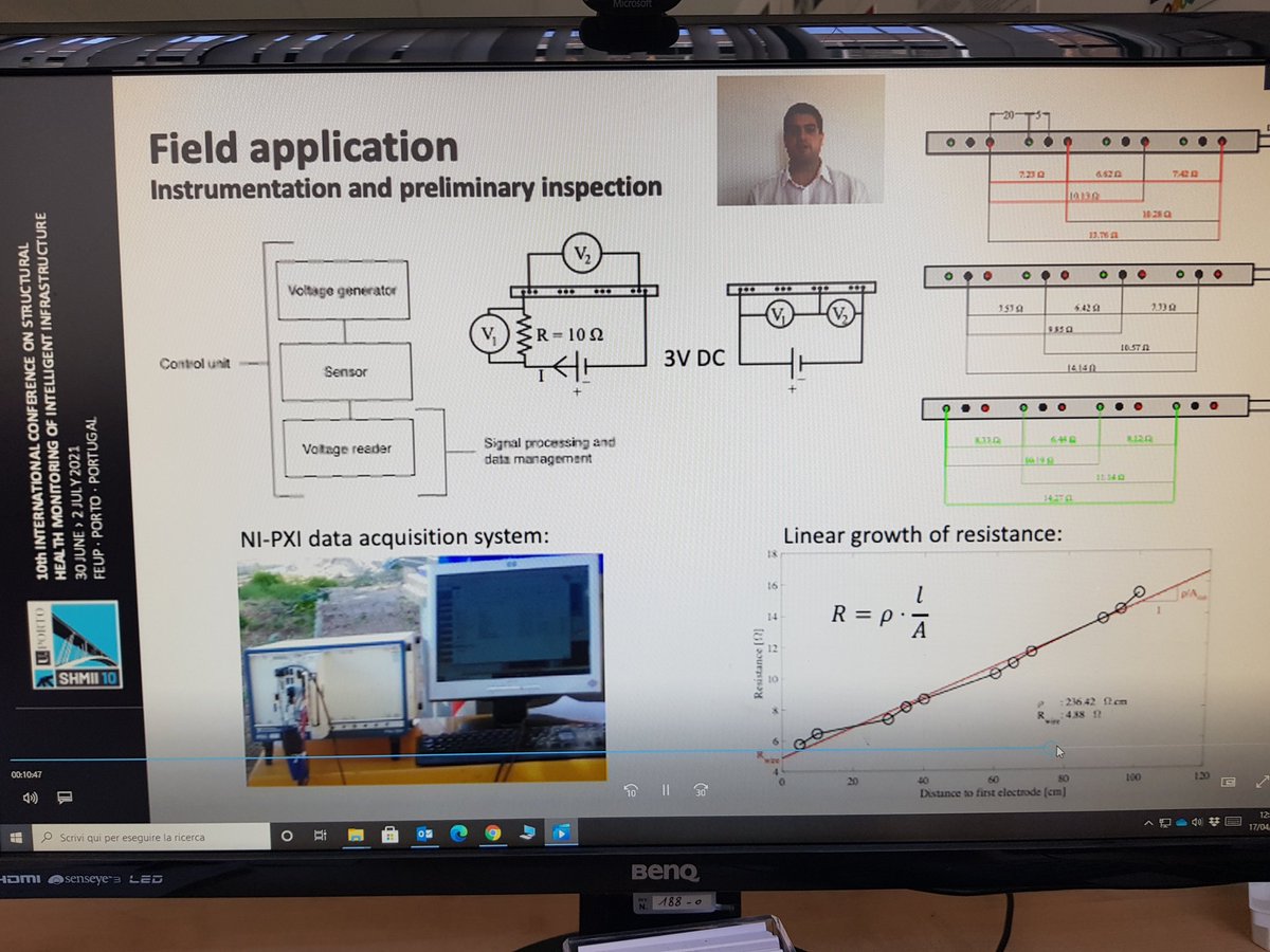 filippoubertini's tweet photo. Our microcomposite #smart road pavement form weigh in motion #WIM of trucks in bridges is working in the test field! Here Dr Borke Birgin is presenting it at #SHMII10 @SaferUp @AntonellaD_Ales @UniperugiaNews @MSCActions https://t.co/YC6xcZNU3T