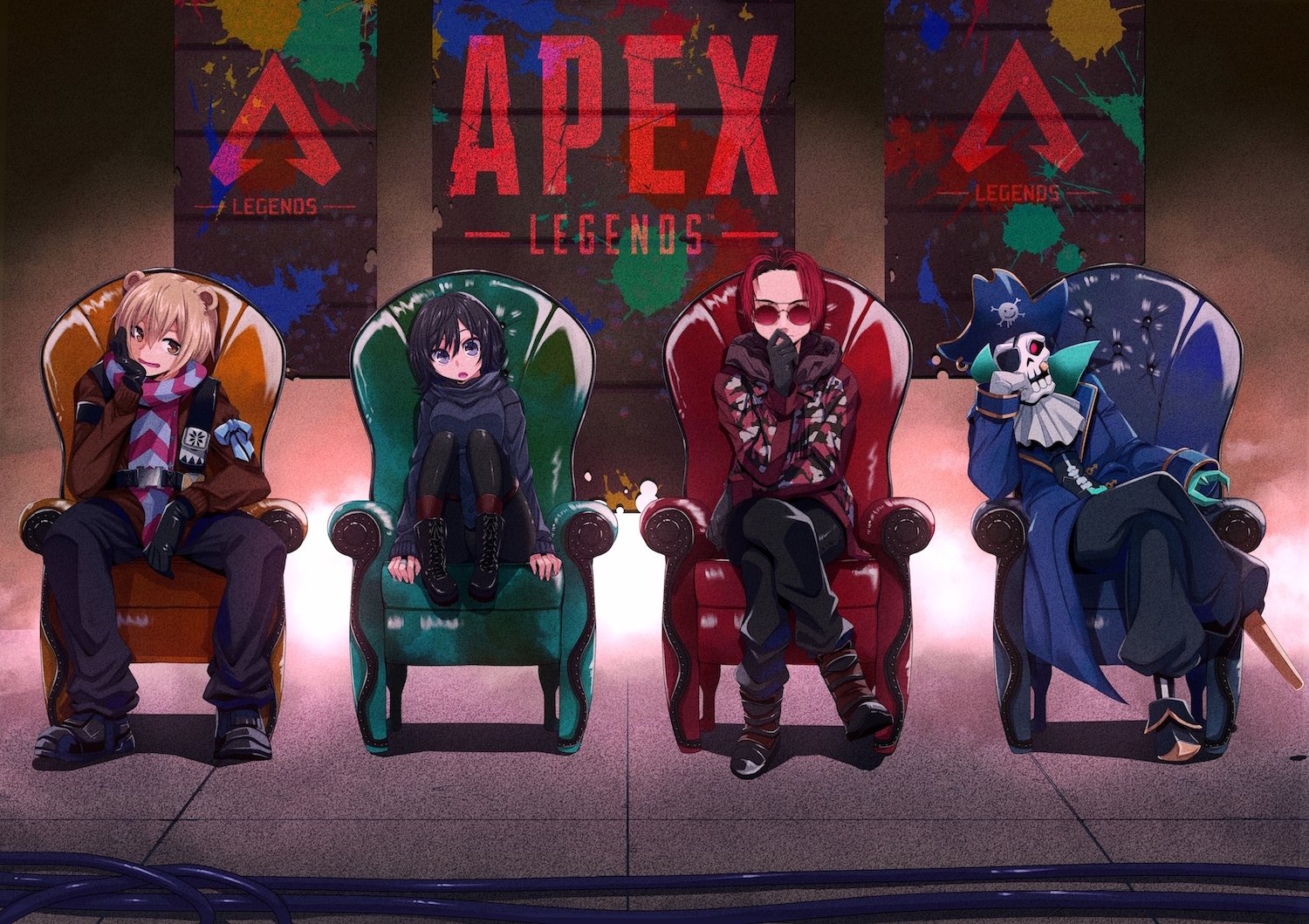 Twitter 上的 ソバルト Rt Lovelesslover00 1 Apex風な集合絵二回目 前回の背景差し替えver も 別ツイートで単体絵も出しまーす 敬称略 ちゅめ絵 もんどあーと はつめ Kun ソバルト Mondo T Co Ambiziibx7 Twitter