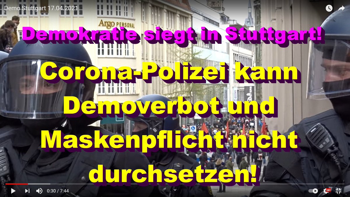 Pressecop24com's tweet photo. #Demokratie siegt in #Stuttgart! #Corona-#Polizei kann #Demoverbot und #Maskenpflicht nicht #durchsetzen! https://t.co/qxS5dhG3Gw via @Pressecop24com #S1704 https://t.co/xNIUKnrkCE