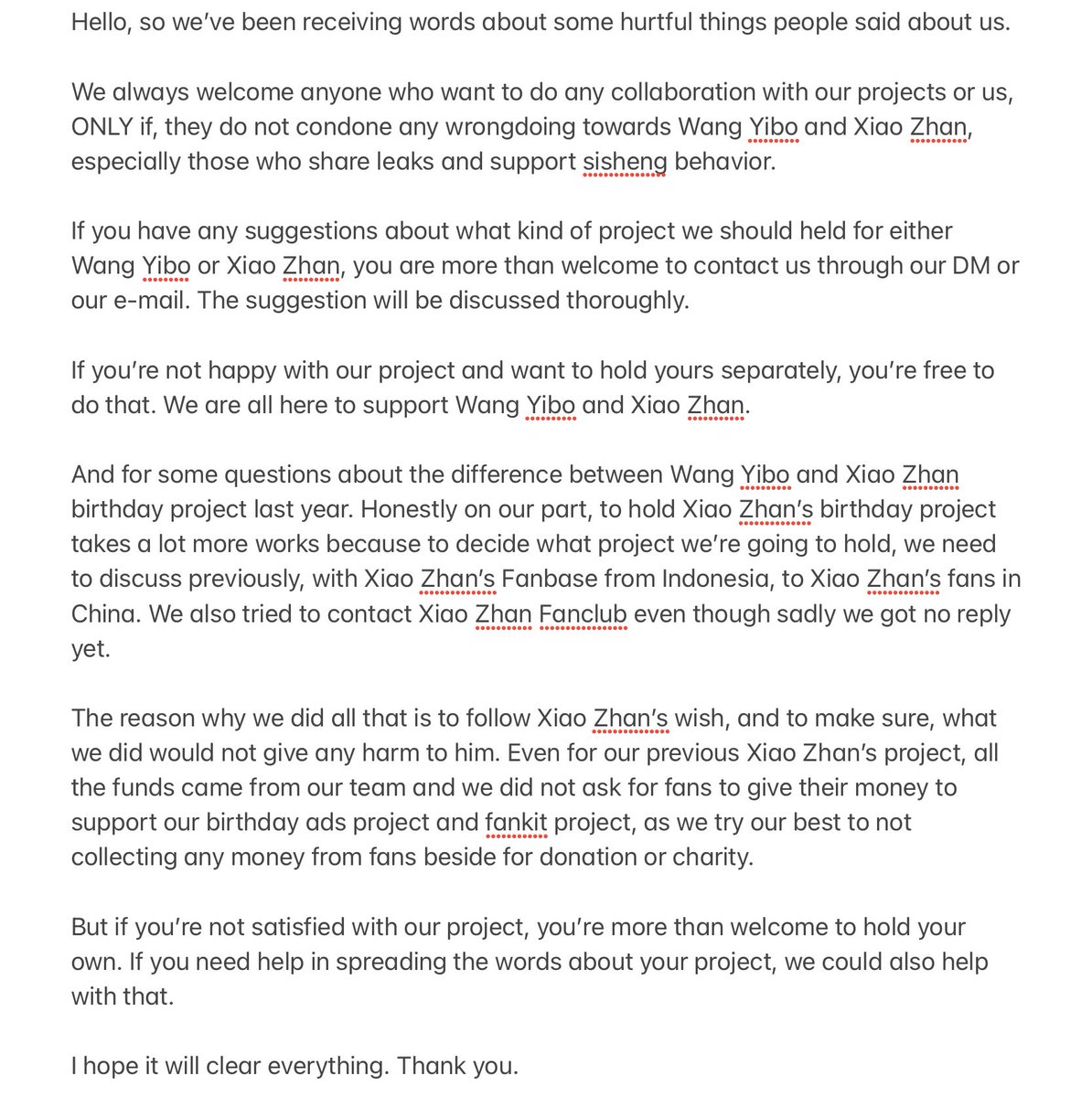 ‼️ Announcement ‼️

Best regards,
YiZhan Project Indonesia.