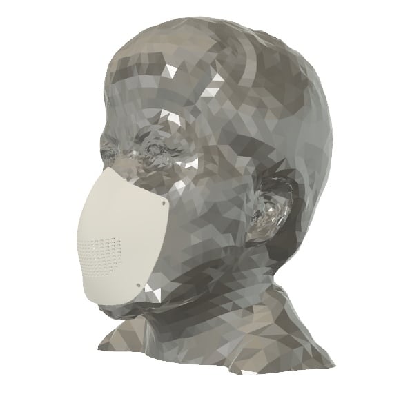 kchateitea's tweet photo. なんだか久しぶりの3Dモデリングw
3Dプリンタ界隈で話題になっていた
マスクをつくってみましたー
やっぱ3Dって面白いなぁ
#3DCAD #Fusion360 #3Dプリンタ #XYZPrinting #ダヴィンチ #Pro #マスク #COVID19 #KTeasLab https://t.co/zL5lG3eiRW