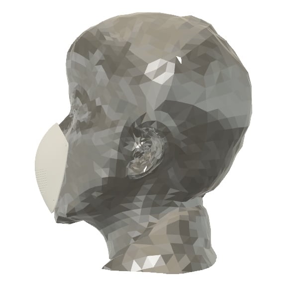 kchateitea's tweet photo. なんだか久しぶりの3Dモデリングw
3Dプリンタ界隈で話題になっていた
マスクをつくってみましたー
やっぱ3Dって面白いなぁ
#3DCAD #Fusion360 #3Dプリンタ #XYZPrinting #ダヴィンチ #Pro #マスク #COVID19 #KTeasLab https://t.co/zL5lG3eiRW